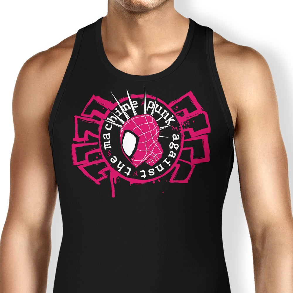 Punk Against the Machine Tank Top - Adult & Kids T-Shirts, Sweatshirts & Hoodies apparel design preview 1