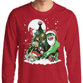 Puny God Christmas - Adult & Kids T-Shirts, Sweatshirts & Hoodies apparel design preview 1