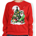 Puny God Christmas - Adult & Kids T-Shirts, Sweatshirts & Hoodies apparel design preview 1