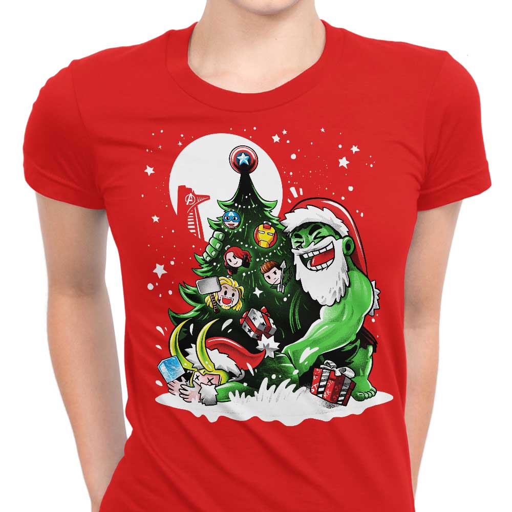 Puny God Christmas Women's Apparel - Adult & Kids T-Shirts, Sweatshirts & Hoodies apparel design preview 1