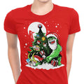 Puny God Christmas Women's Apparel - Adult & Kids T-Shirts, Sweatshirts & Hoodies apparel design preview 1