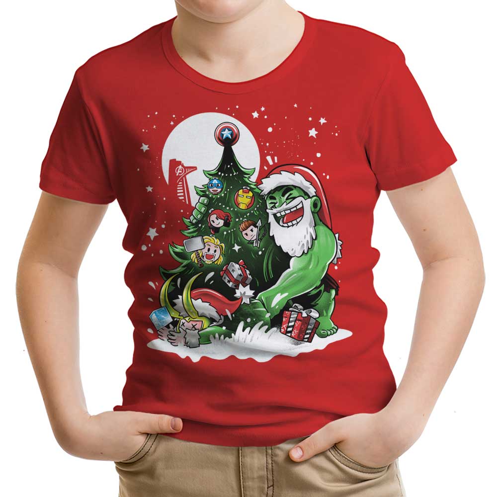 Puny God Christmas Youth Apparel - Adult & Kids T-Shirts, Sweatshirts & Hoodies apparel design preview 1