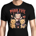 Purr Evil Men's Apparel - Adult & Kids T-Shirts, Sweatshirts & Hoodies apparel design preview 1