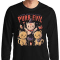 Purr Evil - Adult & Kids T-Shirts, Sweatshirts & Hoodies apparel design preview 1