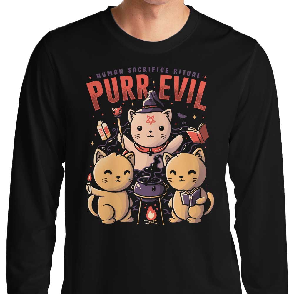 Purr Evil - Adult & Kids T-Shirts, Sweatshirts & Hoodies apparel design preview 1