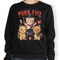 Purr Evil - Adult & Kids T-Shirts, Sweatshirts & Hoodies apparel design preview 1