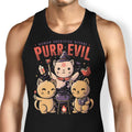 Purr Evil Tank Top - Adult & Kids T-Shirts, Sweatshirts & Hoodies apparel design preview 1