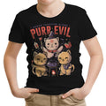Purr Evil Youth Apparel - Adult & Kids T-Shirts, Sweatshirts & Hoodies apparel design preview 1