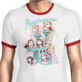 Purrincesses Ringer - Adult & Kids T-Shirts, Sweatshirts & Hoodies apparel design preview 1