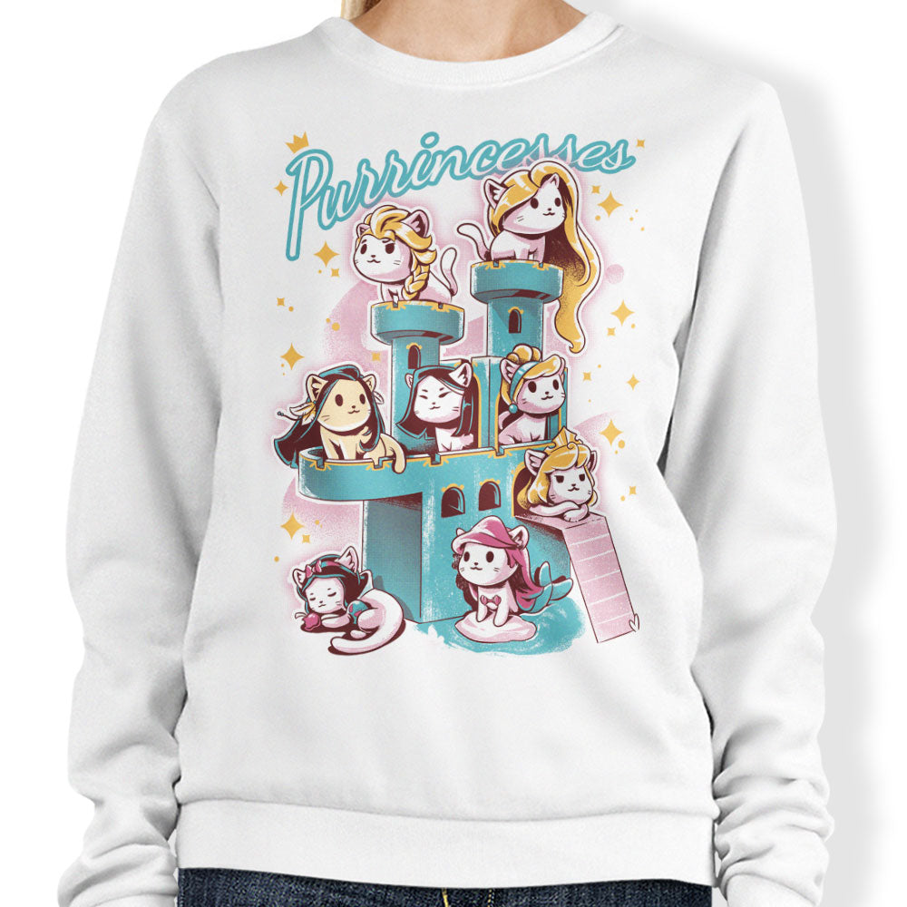 Purrincesses - Adult & Kids T-Shirts, Sweatshirts & Hoodies apparel design preview 1