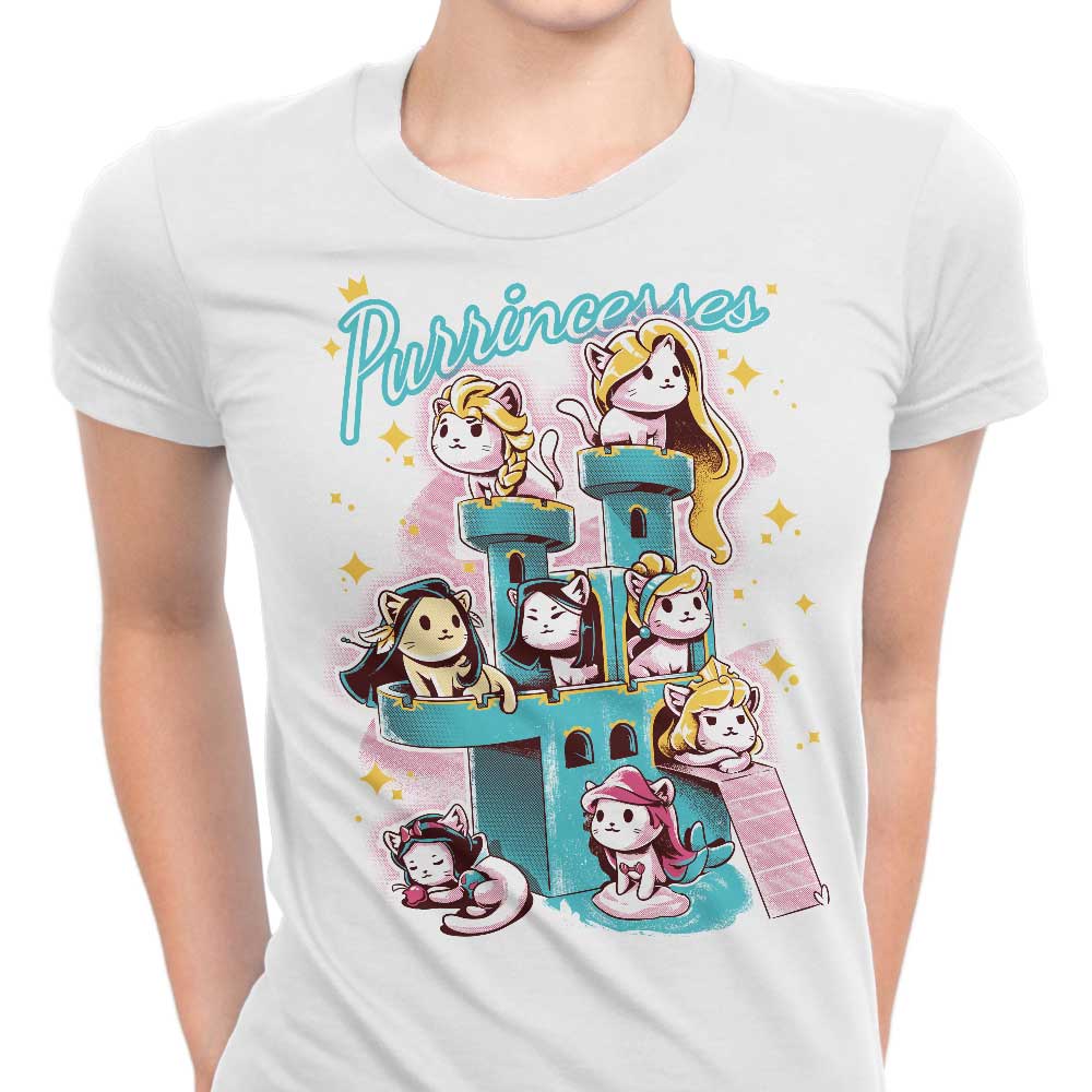Purrincesses Women's Apparel - Adult & Kids T-Shirts, Sweatshirts & Hoodies apparel design preview 1