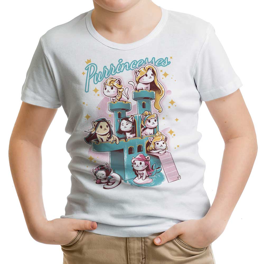 Purrincesses Youth Apparel - Adult & Kids T-Shirts, Sweatshirts & Hoodies apparel design preview 1