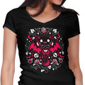 Purrs of Darkness Women's V-Neck - Adult & Kids T-Shirts, Sweatshirts & Hoodies apparel design preview 1