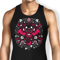 Purrs of Darkness Tank Top - Adult & Kids T-Shirts, Sweatshirts & Hoodies apparel design preview 1
