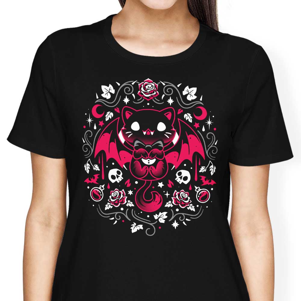Purrs of Darkness Women's Apparel - Adult & Kids T-Shirts, Sweatshirts & Hoodies apparel design preview 1