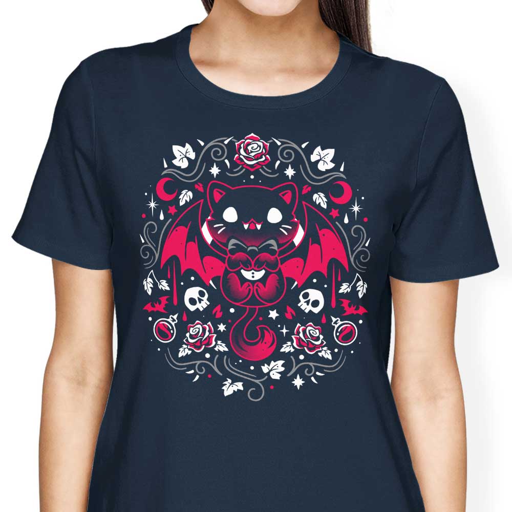 Purrs of Darkness Women's Apparel - Adult & Kids T-Shirts, Sweatshirts & Hoodies apparel design preview 2