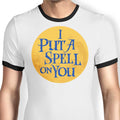 Put a Spell on You Ringer - Adult & Kids T-Shirts, Sweatshirts & Hoodies apparel design preview 1