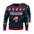 Charlie Kirk Freedom Ugly Christmas Sweater product image