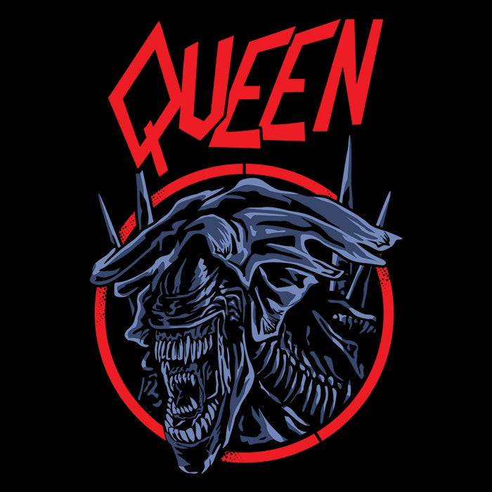 Queen Alien Coasters - Adult & Kids T-Shirts, Sweatshirts & Hoodies apparel design preview 1