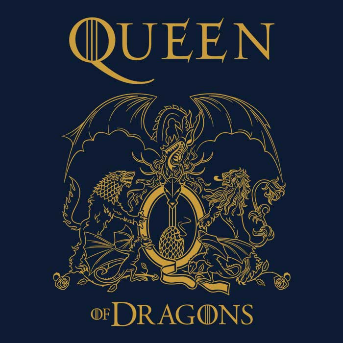 Queen of Dragons Men's Apparel - Adult & Kids T-Shirts, Sweatshirts & Hoodies apparel design preview 2