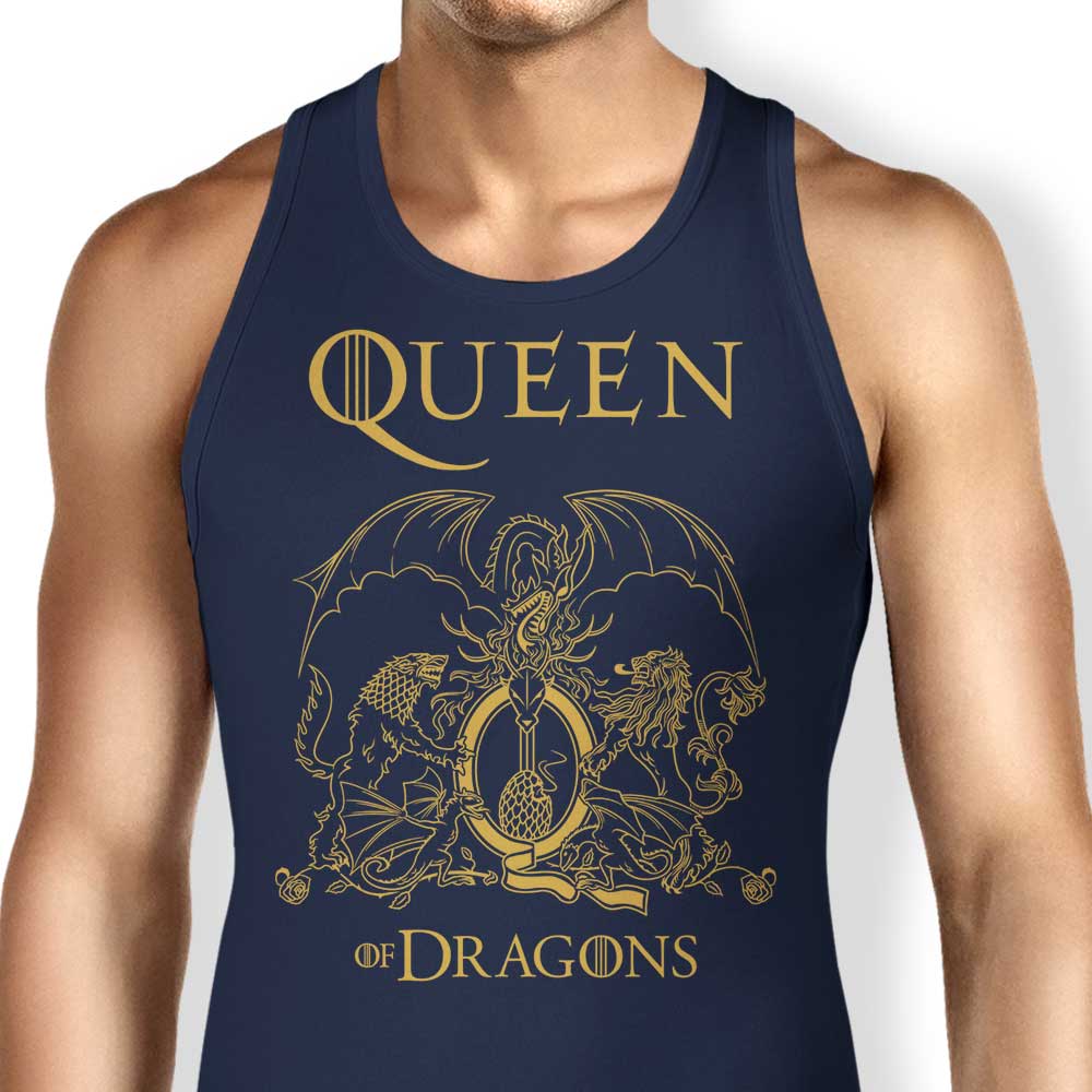 Queen of Dragons Tank Top - Adult & Kids T-Shirts, Sweatshirts & Hoodies apparel design preview 1