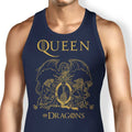 Queen of Dragons Tank Top - Adult & Kids T-Shirts, Sweatshirts & Hoodies apparel design preview 1