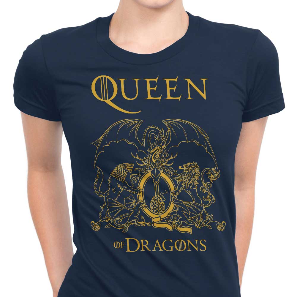 Queen of Dragons Women's Apparel - Adult & Kids T-Shirts, Sweatshirts & Hoodies apparel design preview 1