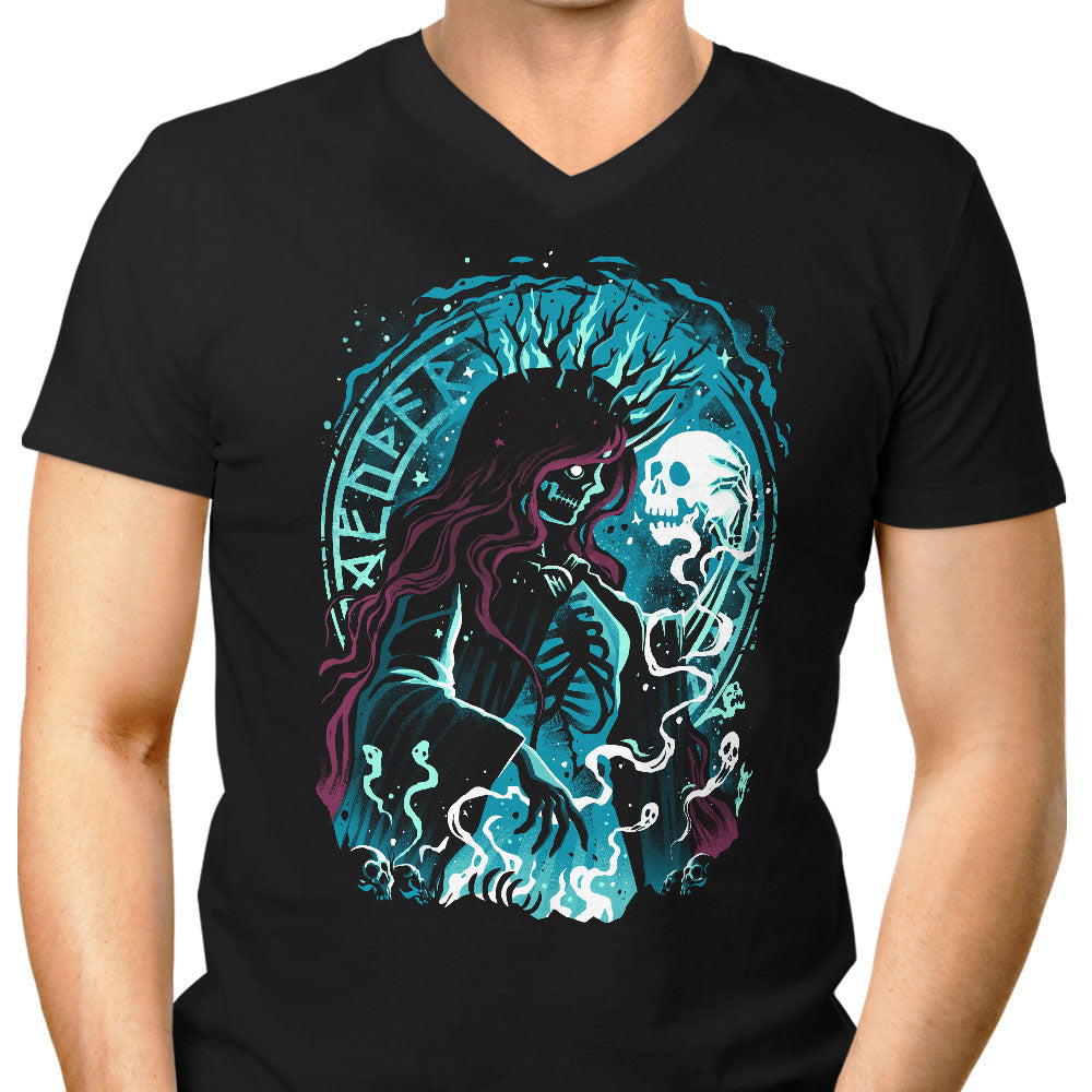 Queen of Niflheim Men's V-Neck - Adult & Kids T-Shirts, Sweatshirts & Hoodies apparel design preview 1