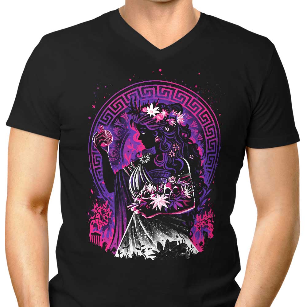 Queen of the Underworld Men's V-Neck - Adult & Kids T-Shirts, Sweatshirts & Hoodies apparel design preview 1