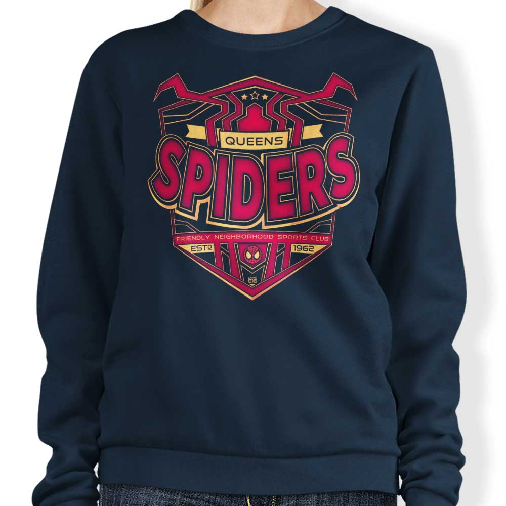 Queens Spiders - Adult & Kids T-Shirts, Sweatshirts & Hoodies apparel design preview 1