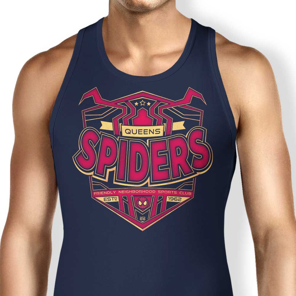 Queens Spiders Tank Top - Adult & Kids T-Shirts, Sweatshirts & Hoodies apparel design preview 1
