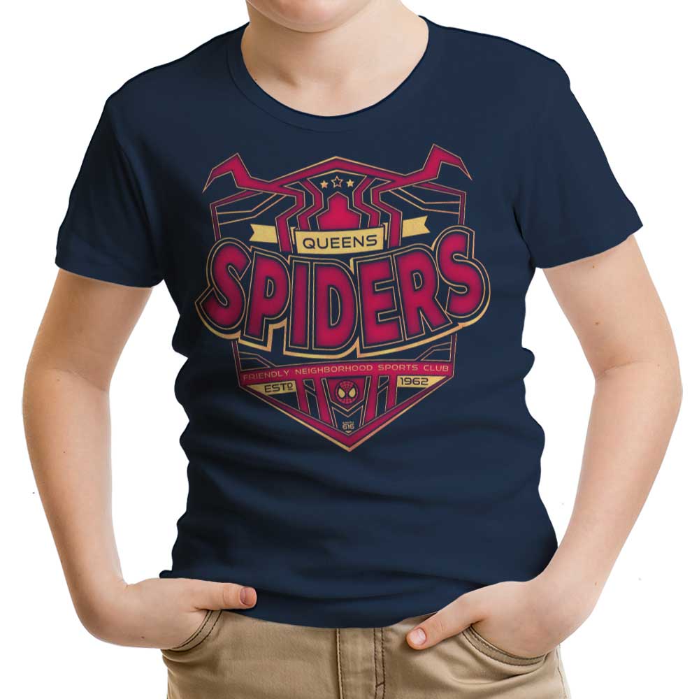 Queens Spiders Youth Apparel - Adult & Kids T-Shirts, Sweatshirts & Hoodies apparel design preview 1