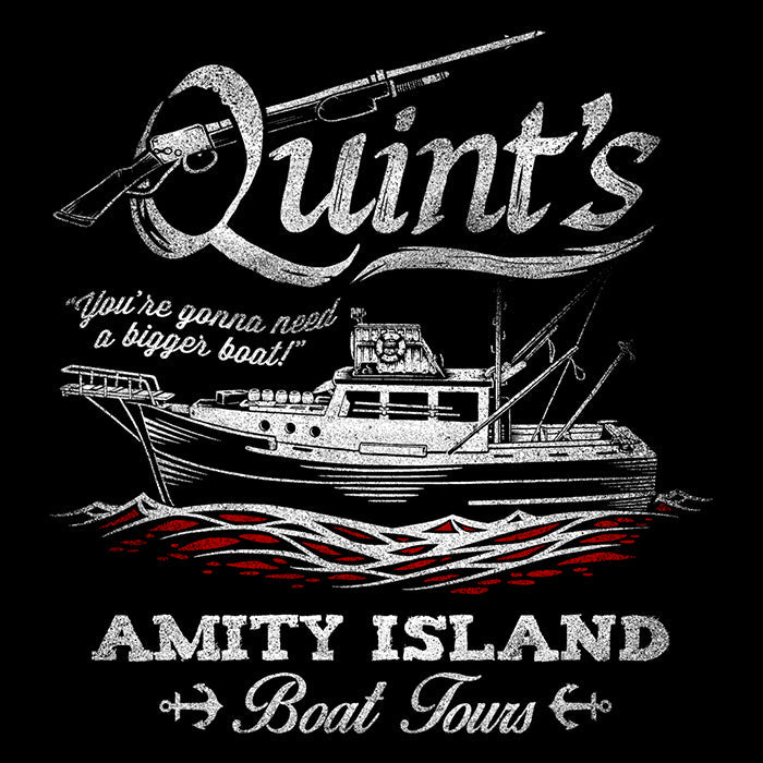 Quint's Boat Tours - Adult & Kids T-Shirts, Sweatshirts & Hoodies apparel design preview 2