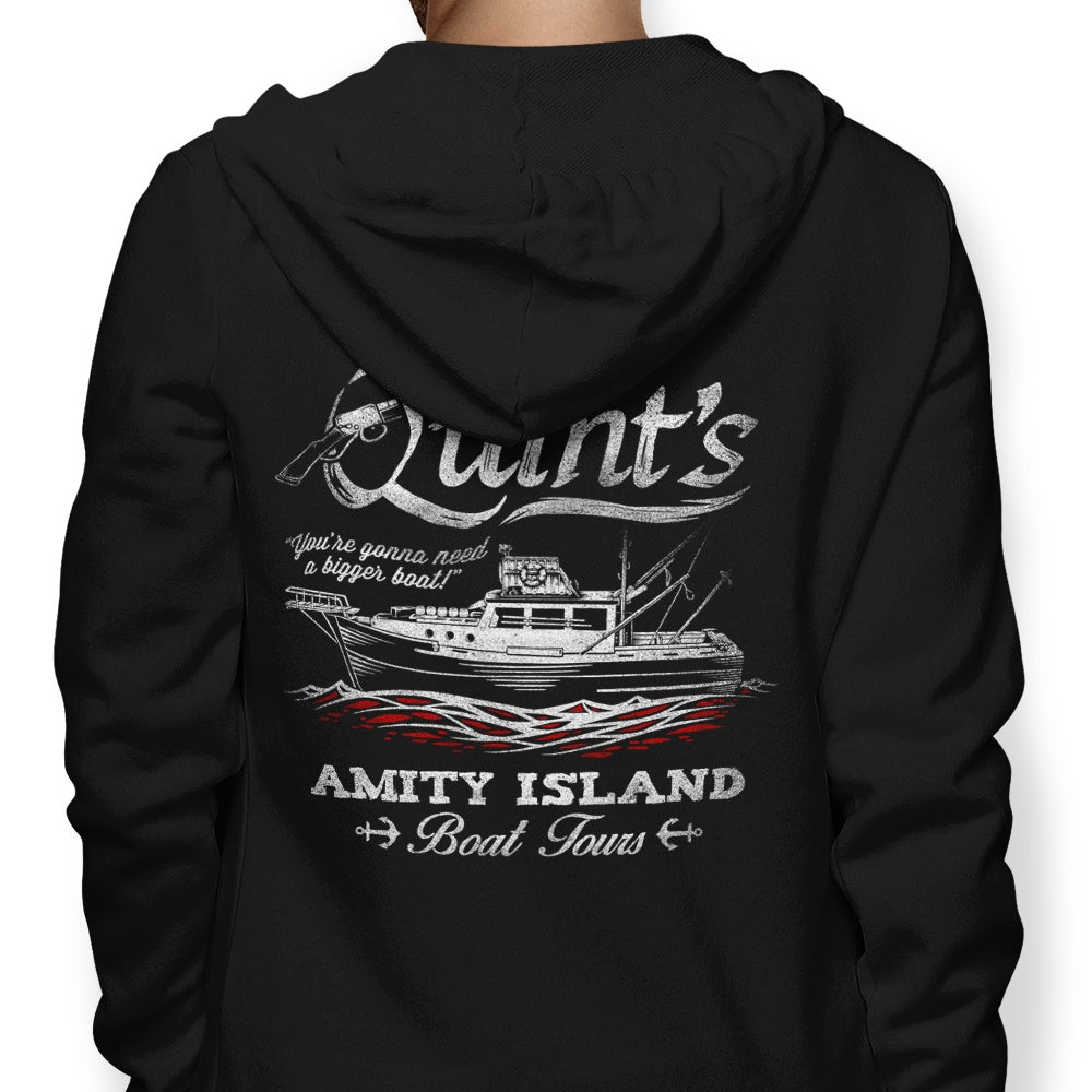 Quint's Boat Tours - Adult & Kids T-Shirts, Sweatshirts & Hoodies apparel design preview 1