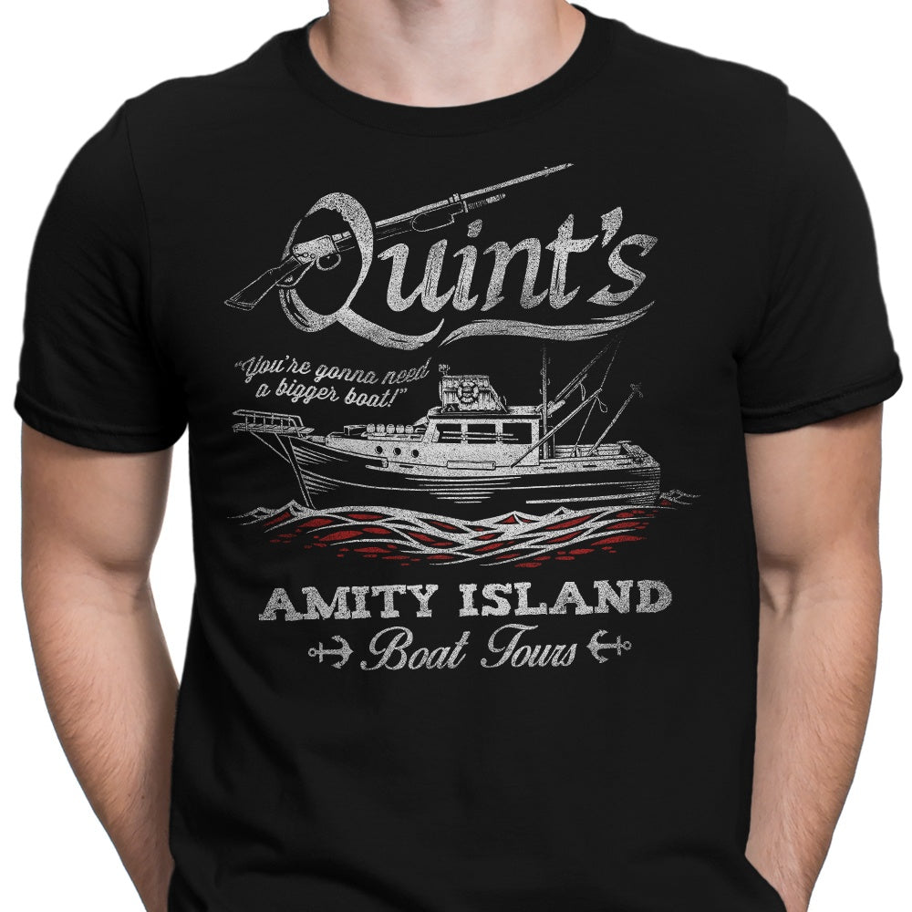 Quint's Boat Tours Men's Apparel - Adult & Kids T-Shirts, Sweatshirts & Hoodies apparel design preview 2