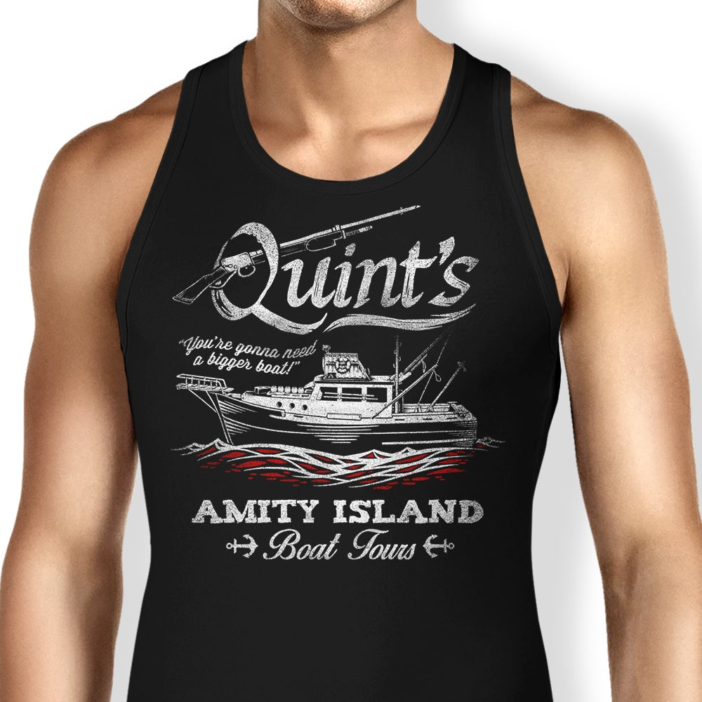 Quint's Boat Tours Tank Top - Adult & Kids T-Shirts, Sweatshirts & Hoodies apparel design preview 1