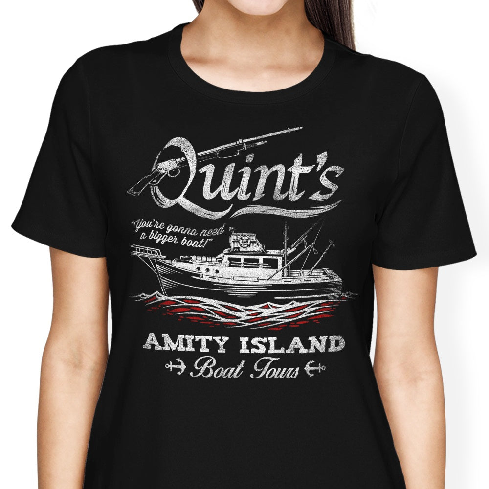 Quint's Boat Tours Women's Apparel - Adult & Kids T-Shirts, Sweatshirts & Hoodies apparel design preview 2
