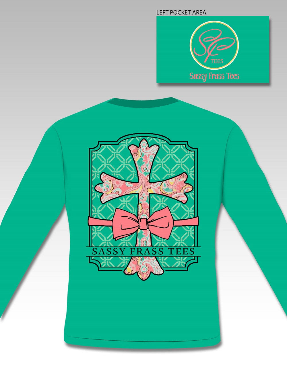 SALE Sassy Frass Preppy Raegan Cross Bow Christian - Adult & Kids T-Shirts, Sweatshirts & Hoodies apparel design preview 1