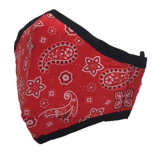 Girlie Girl Preppy Red Bandana Protective Mask - Adult & Kids T-Shirts, Sweatshirts & Hoodies apparel design preview 1