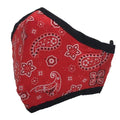 Girlie Girl Preppy Red Bandana Protective Mask - Adult & Kids T-Shirts, Sweatshirts & Hoodies apparel design preview 1