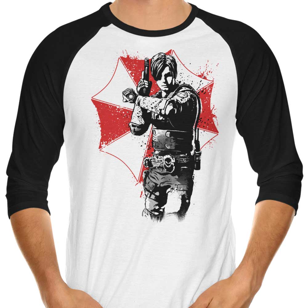 RPD Officer 3/4 Sleeve Raglan - Adult & Kids T-Shirts, Sweatshirts & Hoodies apparel design preview 1