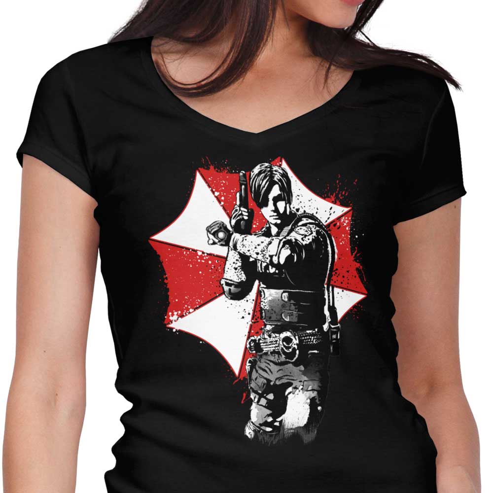 RPD Officer Women's V-Neck - Adult & Kids T-Shirts, Sweatshirts & Hoodies apparel design preview 1