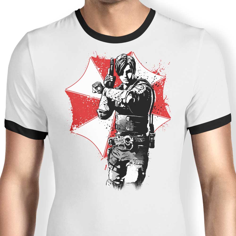 RPD Officer Ringer - Adult & Kids T-Shirts, Sweatshirts & Hoodies apparel design preview 1