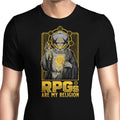 RPG's Are My Religion Men's Apparel - Adult & Kids T-Shirts, Sweatshirts & Hoodies apparel design preview 1