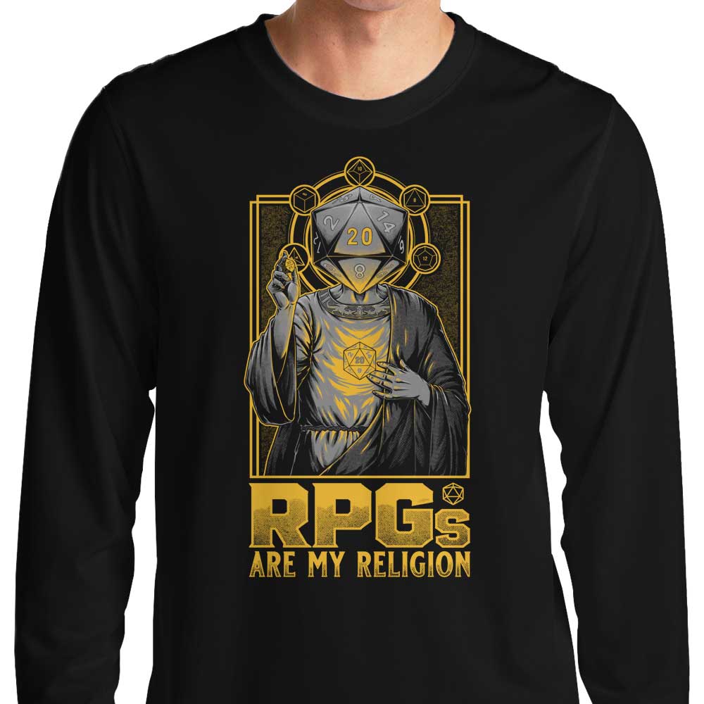 RPG's Are My Religion - Adult & Kids T-Shirts, Sweatshirts & Hoodies apparel design preview 1