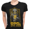 RPG's Are My Religion Women's Apparel - Adult & Kids T-Shirts, Sweatshirts & Hoodies apparel design preview 1