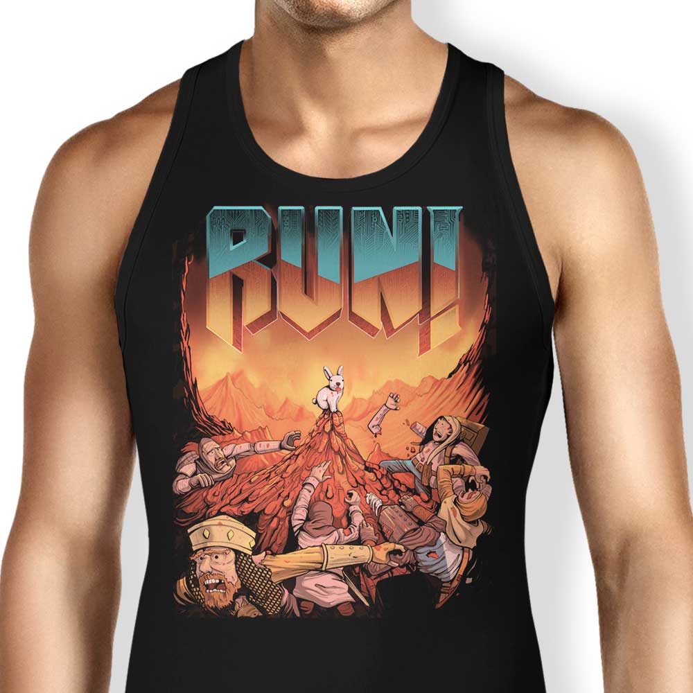 RUN Tank Top - Adult & Kids T-Shirts, Sweatshirts & Hoodies apparel design preview 1