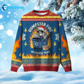 Raccoon Dumpster Fire Response Team Ugly Christmas Sweater product image