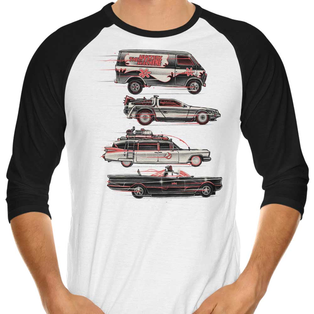Race to Save the Day 3/4 Sleeve Raglan - Adult & Kids T-Shirts, Sweatshirts & Hoodies apparel design preview 1