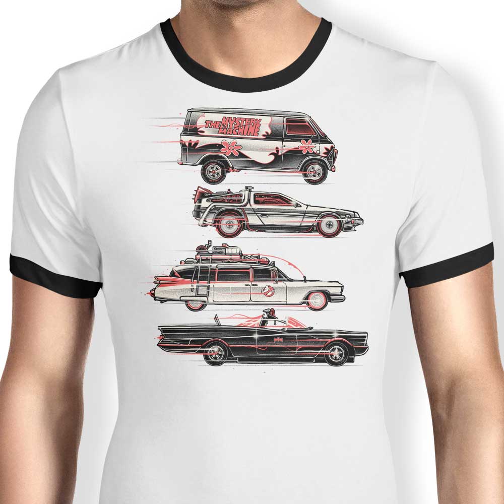 Race to Save the Day Ringer - Adult & Kids T-Shirts, Sweatshirts & Hoodies apparel design preview 1
